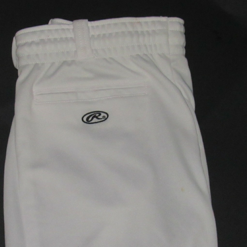 White rawlings baseball pants